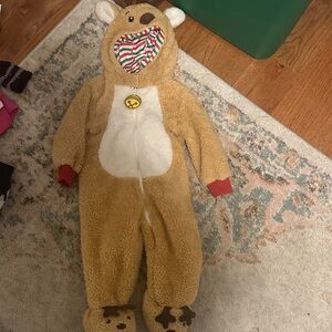 Holiday reindeer Onesie with Hood